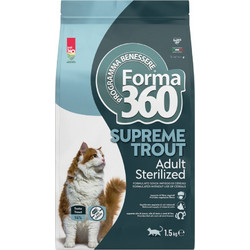 Forma 360 Supreme Grain Free Adult Sterilised with Trout 1.5kg
