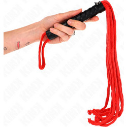 Kink Rope Flogger Μαστίγιο 56cm Κόκκινο