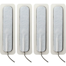 4 X LONG SELF ADHESIVE PADS 1.5 CM X 7.5 CM - ELECTRASTIM