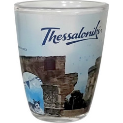 545201 ΠΟΤΗΡΙ ΣΦΗΝΑΚΙ SOUVENIR - 20Z - THESSALONIKI - ΣΕΤ 12 ΤΕΜΑΧΙΑ - 161271