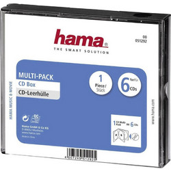 HAMA CD Box για 1 Δίσκο σε Διάφανο Χρώμα 51292