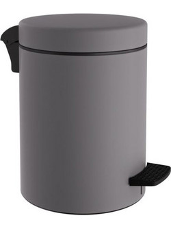 Χαρτοδοχείο Pam&Co 05-096-163 5lt Soft Close O20xH28(cm) Matt Concrete Grey