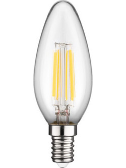 GOOBAY LED λάμπα candle 65393, E14, Filament, 6W, 2700K, 1055lm