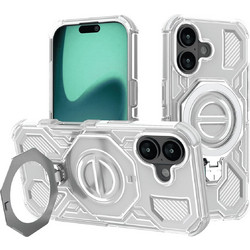 Techsuit Carbon Shield Pro Back Cover White Transparent (iPhone 17)
