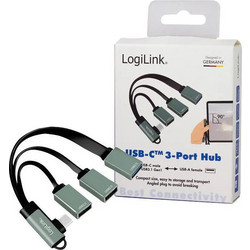 LogiLink UA0361 USB Hub 3.0 USB-C με 3 Θύρες USB-A