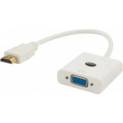 Savio Hdmi M To Vga F Adapter White Cl-201 CL-201