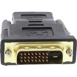 Adaptor HDMI 19pin F σε DVI-D 24+1 M golden Well ADAPT-HDMIF/DVIM-GD-WL