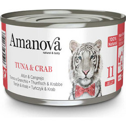 Amanova Adult 11 with Tuna & Crab in Jelly 70gr