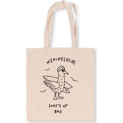 We Ride Local Surf's Up Tote Bag