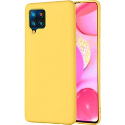 My Colors Liquid Silicon For Samsung A42 Yellow