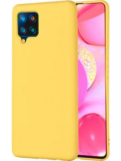 My Colors Liquid Silicon For Samsung A42 Yellow