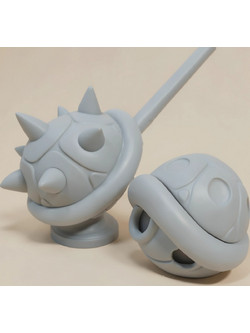 Άβαφη 3D Φιγούρα Super Basic Spiny Shell Mario Bross Pen Holder για Βάψιμο DIY (Δώρο τα Χρώματα)