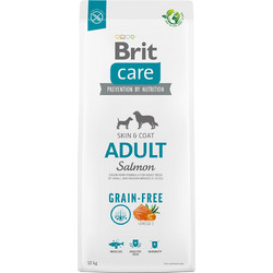 Brit Care Skin & Coat Adult Small & Medium Grain Free with Salmon 12kg