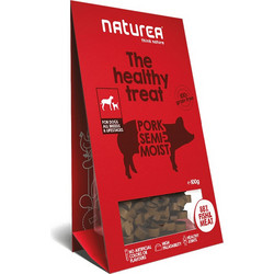 Naturea Semi-moist Dog Snacks Pork 100gr