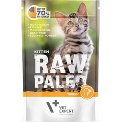 VetExpert Raw Paleo Kitten Grain Free with Turkey 100gr