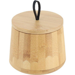 Δοχείο Για Βαμβάκι 06.67200195 Φ11x18cm Natural Bamboo
