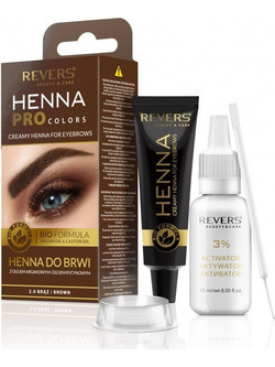 Revers Henna Pro Colors Brown Χένα Φρυδιών