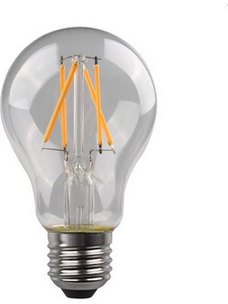 Λαμπτήρας LED E27 A60 4.5Watt Ψυχρό Λευκό 6500Κ Filament Cross 147-78001 EUROLAMP