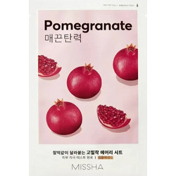 Missha Airy Fit Pomegranate Sheet Μάσκα Προσώπου για Ενυδάτωση & Αντιγήρανση με Υαλουρονικό 19gr
