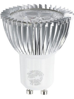 Λαμπτήρας Led Triboo 76045 5x5x5,5cm GU10 MR16 3W 250lm Blue Dimmable Silver-White GloboStar Αλουμίνιο, Πλαστικό