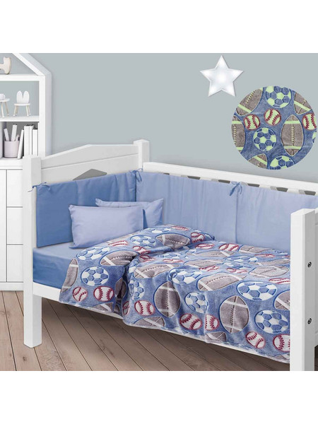 Das Home Relax 4773 Κουβέρτα Αγκαλιάς Fleece 80x110 Μπλε
