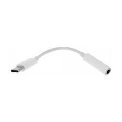 Αντάπτορας Ακουστικών Type-C σε Jack 3.5mm Treqa CA-1053 Λευκό