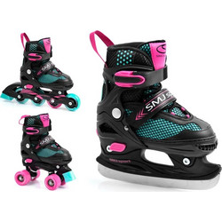 SMJ Inline Αυξομειούμενα Rollers Παιδικά Πολύχρωμα BS-616TP