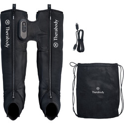 Therabody Lymphatic JetBoots Prime Black Μπότες Λεμφικού Μασάζ