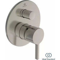 Ideal Standard Μίκτης Μπαταρίας Εντοιχισμού για Ντουζιέρα Ασημί
