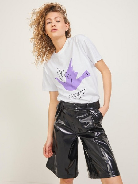 Relaxed T-Shirt JJXX 12212362 Bright White