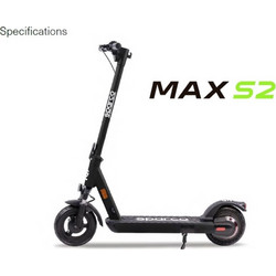 Sparco 999.MAXS2BK Ηλεκτρικό Πατίνι και 30km Αυτονομία Μαύρο