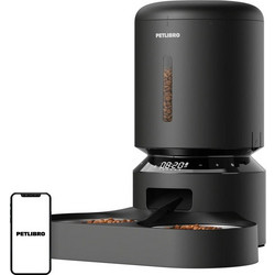PETLIBRO Granary 5L Pet Food Dispenser with Double Bowl (Black)