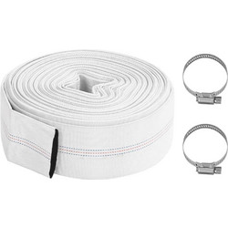 vidaXL Πυροσβεστική Μάνικα 20 μ. 1" PVC Λευκό - 20-μ-3, 76 mm/20 m