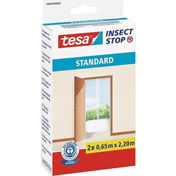 TESA Insect Stop Standard 55679 Αυτοκόλλητη Σταθερή Σίτα Πόρτας Πλαστική 130x220cm
