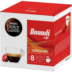 Nescafe Κάψουλες Espresso Buondi Συμβατές με Μηχανή Dolce Gusto 16τμχ