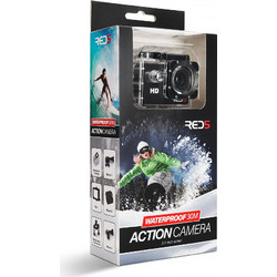 The Source - RED5 Action Camera Αδιάβροχη έως 30m με Σετ Στήριξης