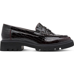 Jana Softline ΓΥΝΑΙΚΕΙΟ LOAFER 8-24772-47 548 BORDEAUX CROCO