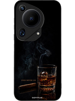 Sonique Men's Edition Back Cover Eyes Never Lie (Huawei Pura 70 Ultra)