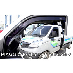 HEKO ΑΝΕΜ.15020/TRUCK ΑΝΕΜΟΘΡΑΥΣΤΕΣ ΓΙΑ PIAGGIO PORTER NP6 2D 2021+ ΖΕΥΓΑΡΙ ΑΠΟ ΕΥΚΑΜΠΤΟ ΦΙΜΕ ΠΛΑΣΤΙΚΟ - 2 ΤΕΜ