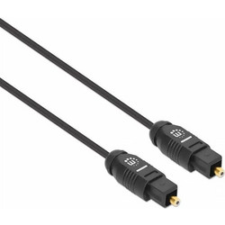 Manhattan Optical Audio Cable TOS male - TOS male Μαύρο 1m (356060)