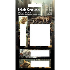 ERICHKRAUSE ΑΥΤΟΚΟΛΛΗΤΑ ΧΑΡΤΑΚΙΑ BIG CITY CATS 63794