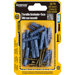 Βίδες με Ούπα 3.5x30mm E6 Σετ 18 Τεμαχίων Bostools 620257