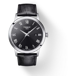 Tissot Classic Dream Ανδρικό Ρολόι με Μαύρο Δερμάτινο Λουράκι T129.410.16.053.00