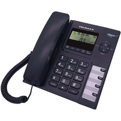 Telemax 925 Ενσύρματο Τηλέφωνο με Ανοιχτή Ακρόαση για Ηλικιωμένους Μαύρο