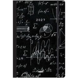 Next ημερολόγιο 2027 Trends Mathematics ημερήσιο flexi με λάστιχο 14x21εκ. Με σχέδια