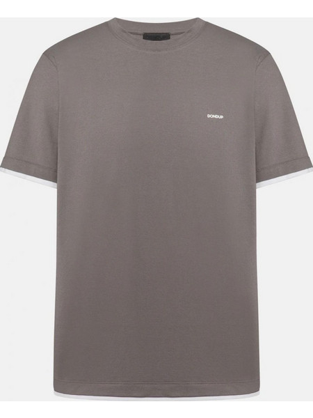 t-shirt piquet DONDUP Γκρί