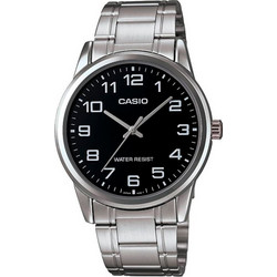 Casio Standard Ανδρικό Ρολόι με Ασημί Μεταλλικό Μπρασελέ MTP-V001D-1BUDF
