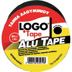 Ταινία Αλουμινίου 50mm x 10m Μαύρη LOGO