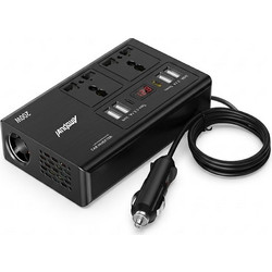 Inverter Αυτοκινήτου 200W Με Πρίζες Και USB Andowl Q-C35