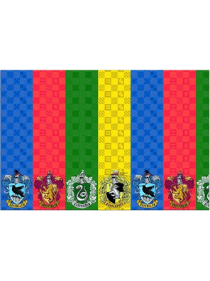 Τραπεζομάντηλο Harry Potter - Οίκοι Hogwarts (180x120cm)
